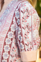 Floral Stripe Mini Dress