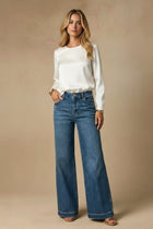 Sydney High Rise Relaxed Wide Leg Jeans
