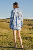 Floral Print Button Down Top