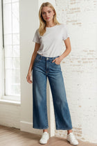 Margot Ultra High Rise Crop Wide Jeans