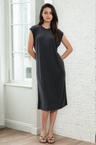 Modal Cap Sleeve Midi Dress