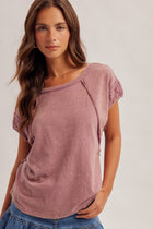 Lace Detail Short Sleeve Top