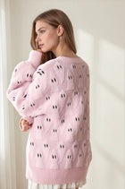 Cozy Ghost Knit Sweater
