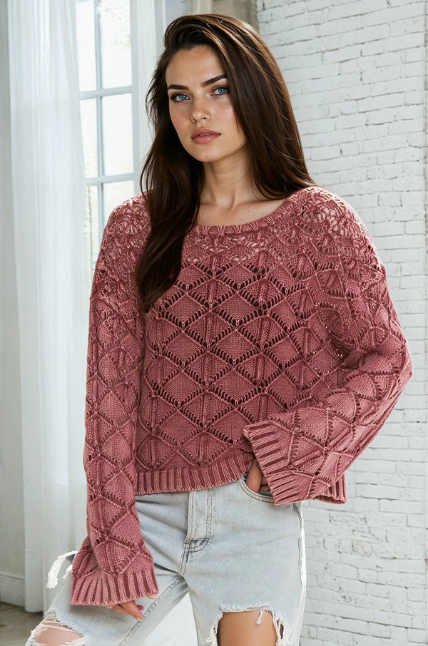 Diamond Pattern Sweater