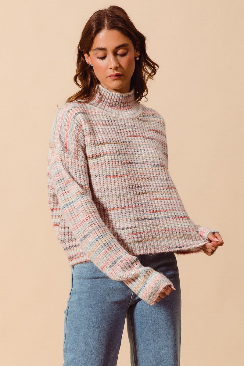 Multi Color Stripe Sweater