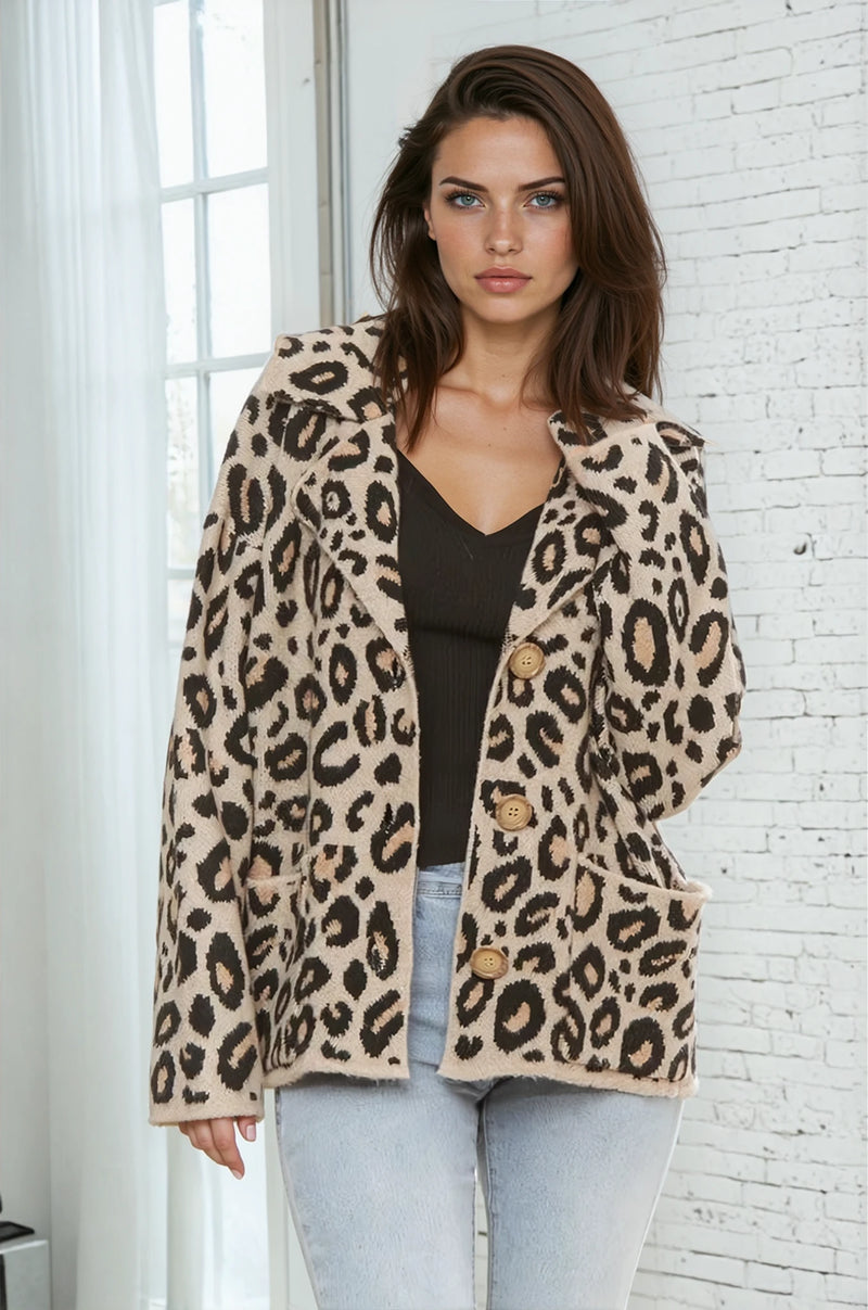 Leopard Cardigan