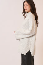 Speckled Pullover Sweater - Off White