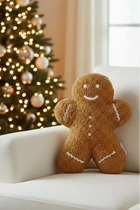 Gingerbread Man Shaped Pillow