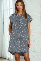 Daisy Denim Button Down Dress