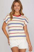 Americana Stripe Tee