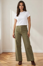 Patch Pocket Pants - Olive
