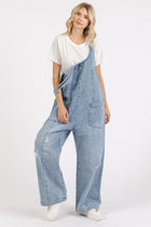 Relaxed Fit Denim Jumpsuit