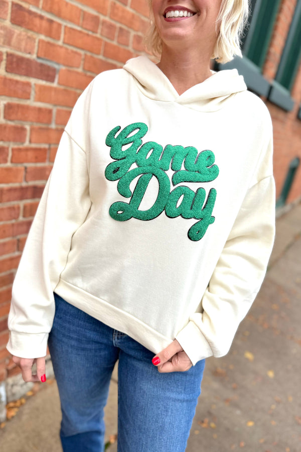 Game Day Hoodie - Cream