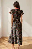Floral Mix Midi Dress