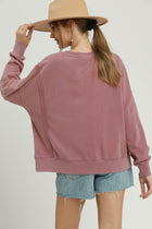 Floral Patchwork Oversized Sweatshirt