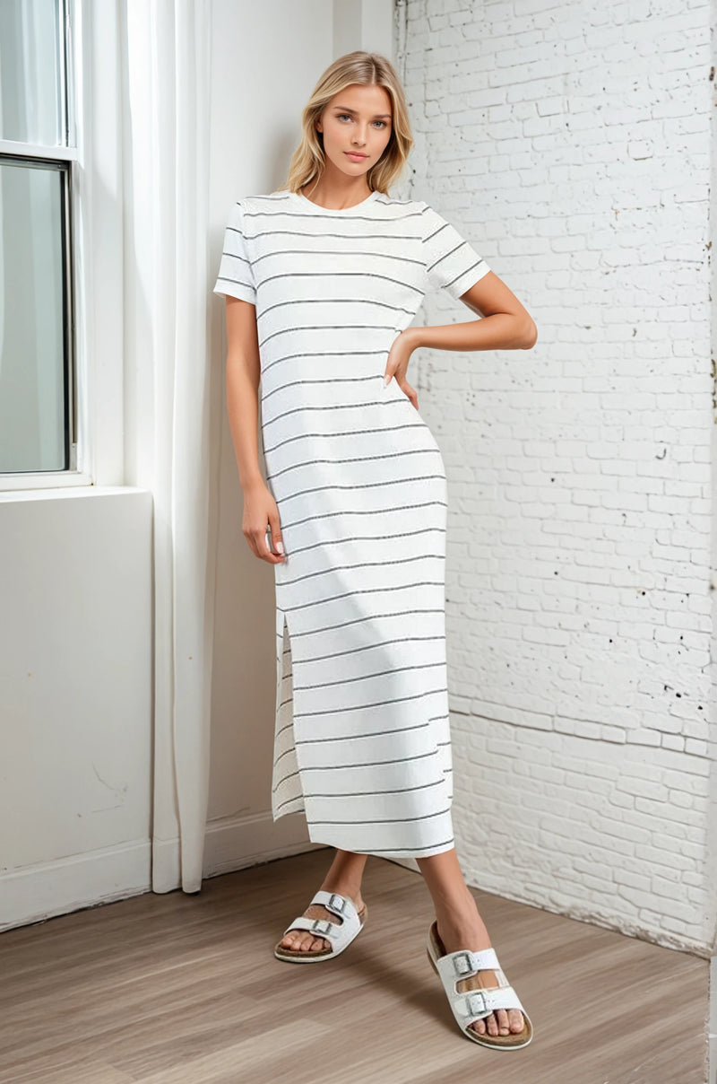 Modal Scuba Maxi - White Stripe