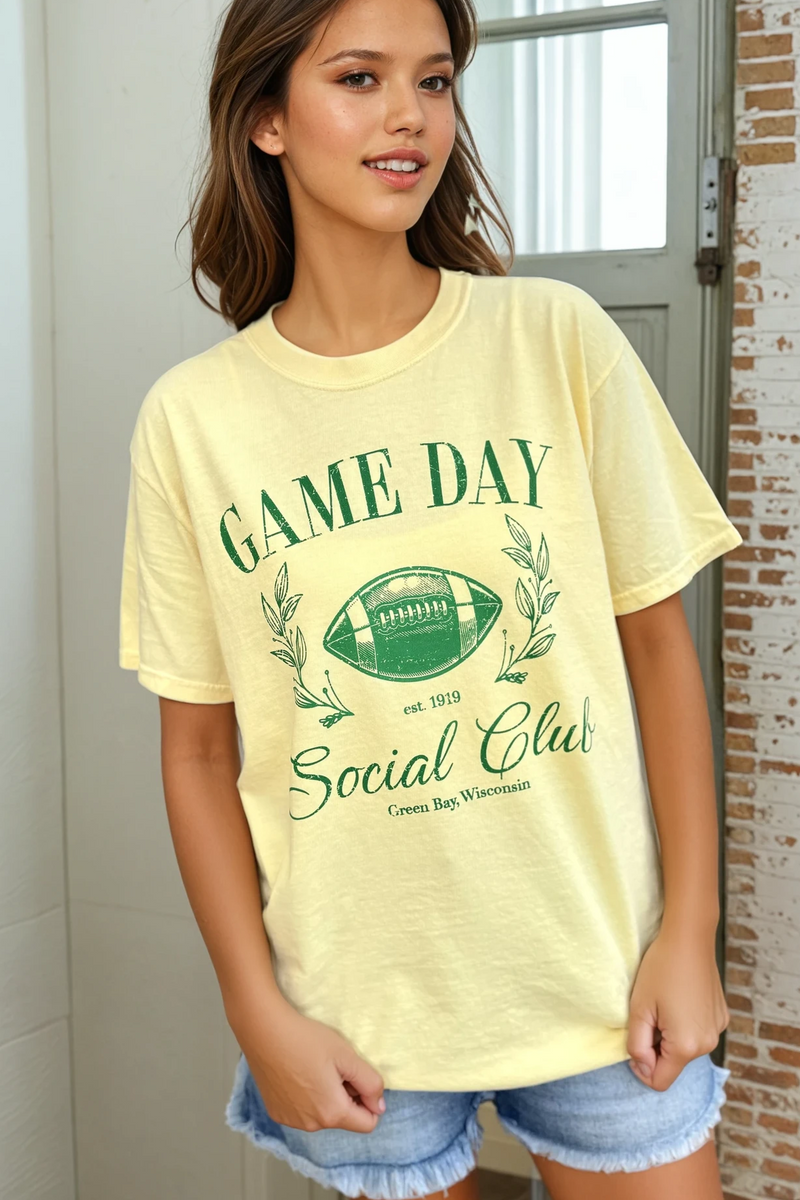 Garment Dyed Tee - Game Day Social Club