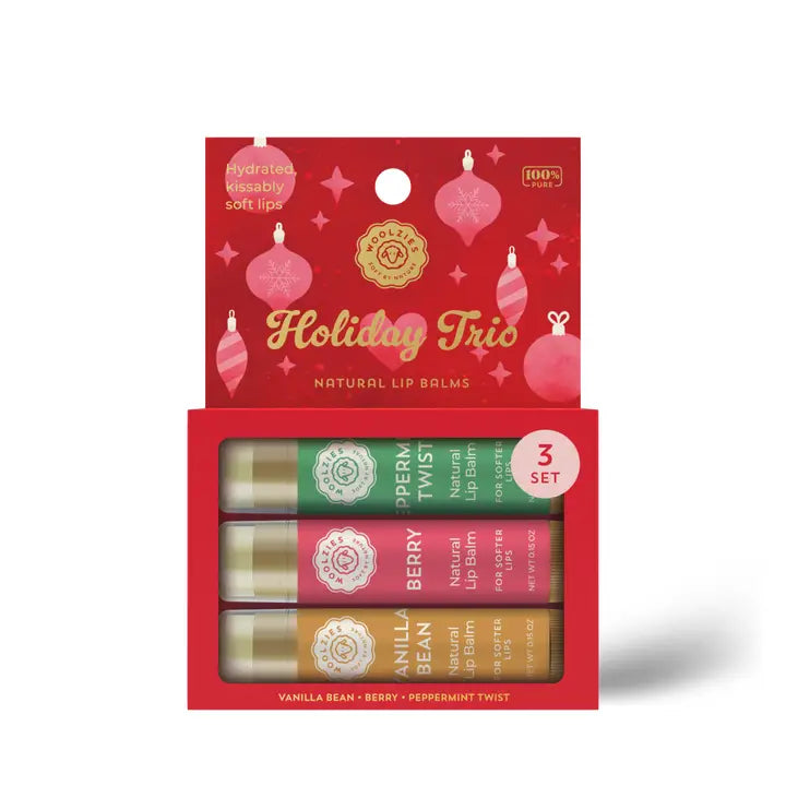 Holiday Trio Lip Balm - Set of 3