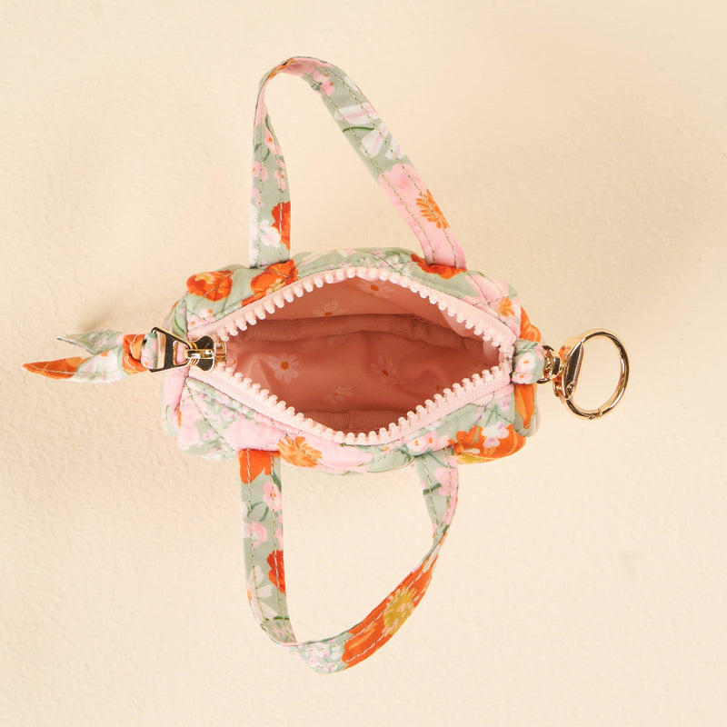 Itty Bitty Duffle Bag Charm-Bouquet Beauty Sage