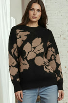 Oversized Floral Sweater