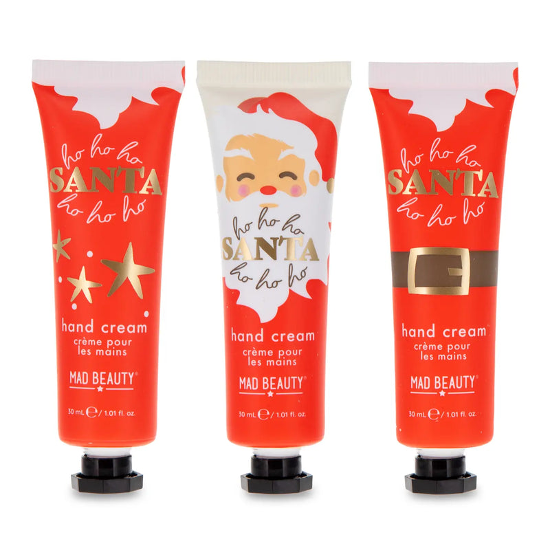 Snow Globe Santa Hand Cream Trio