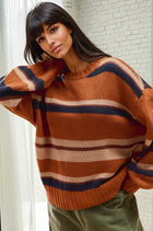 Stripe Crew Neck Sweater