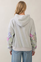 Patchwork Sleeve Hoodie