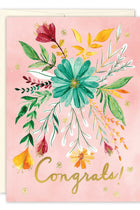 Congrats Floral Card