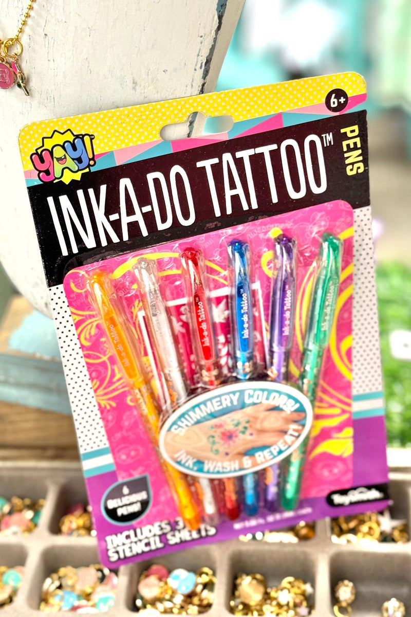 Ink-A-Doo Tattoo Pens - Set Of 6