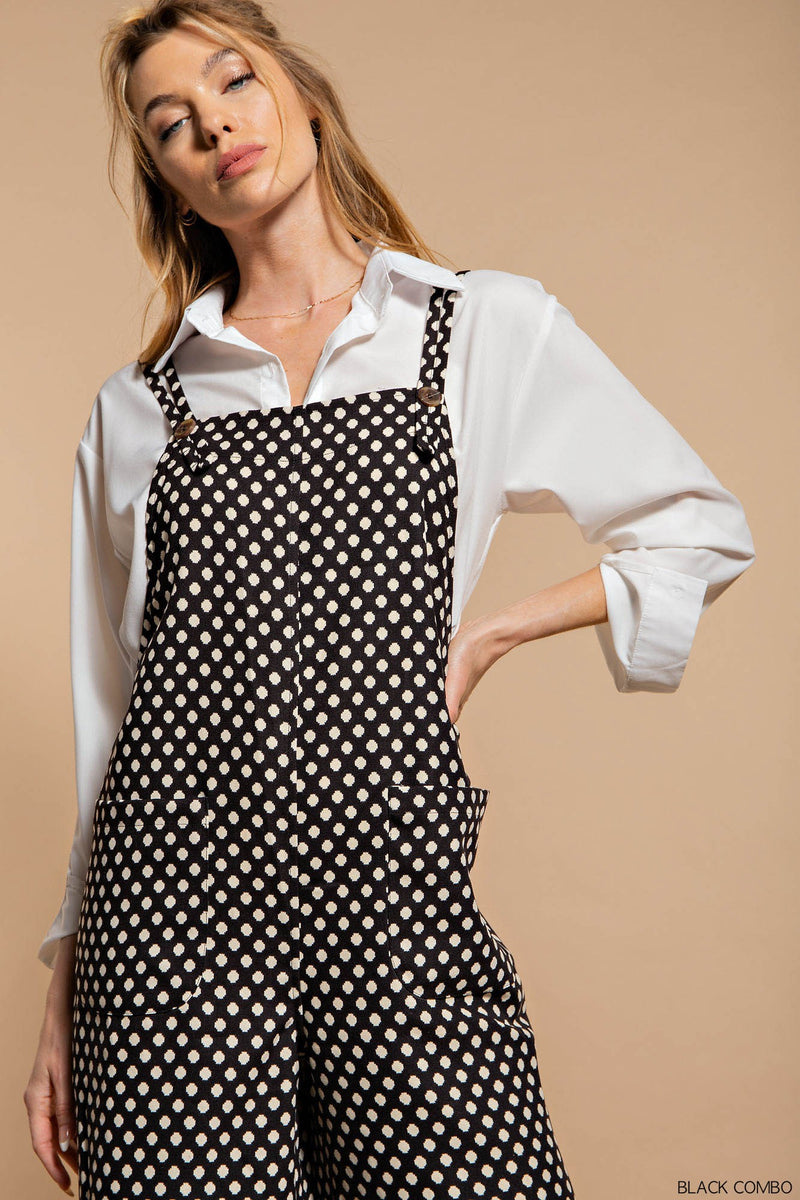 Corduroy Dots Jumpsuit