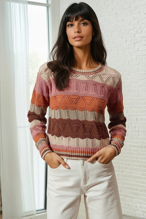 Wavy Stripe Sweater