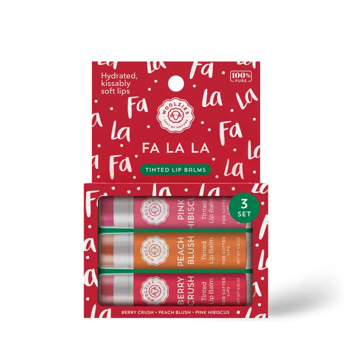 Fa La La Tinted Lip Balm - Set of 3