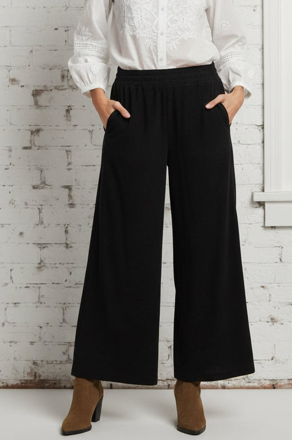 Wide-Leg Corduroy Pants