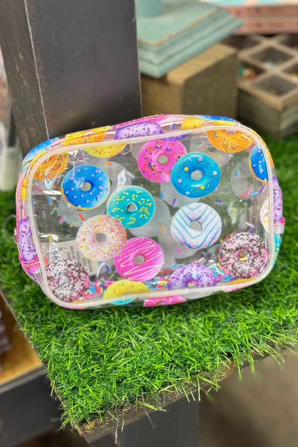 Go Do-Nuts Clear Cosmetic Bag