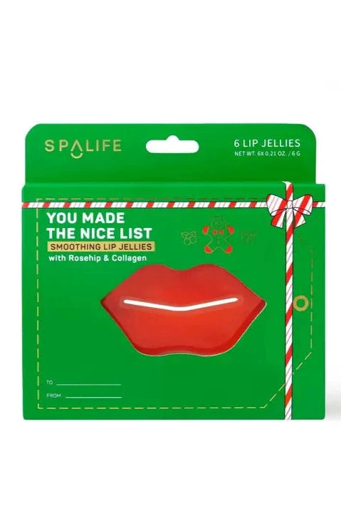 Candy Striped You Made the Nice List Lip Masks - 6 Pairs