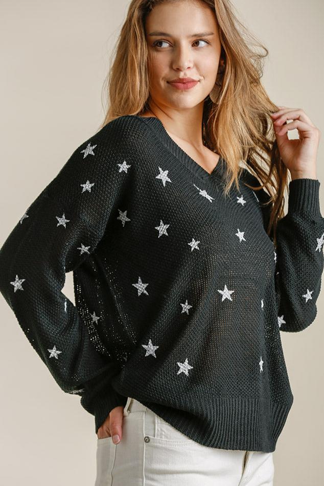 Lightweight Star Sweater