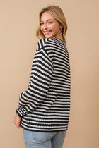 Black & White Striped Sweater