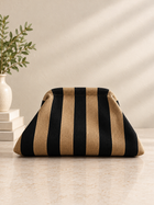Wide Stripe Cosmetic Bag - 9 Colors