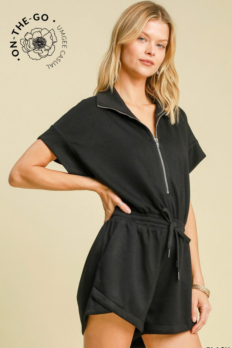 Luxe Knit Dolman Sleeve Romper