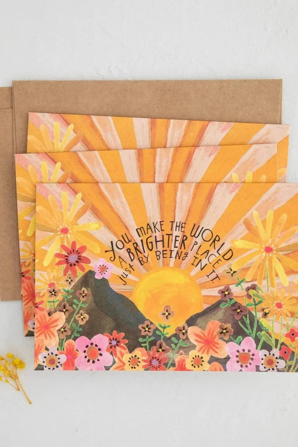 Greeting Card - World Brighter