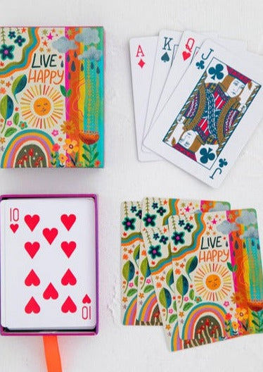Playing Cards - Live Happy