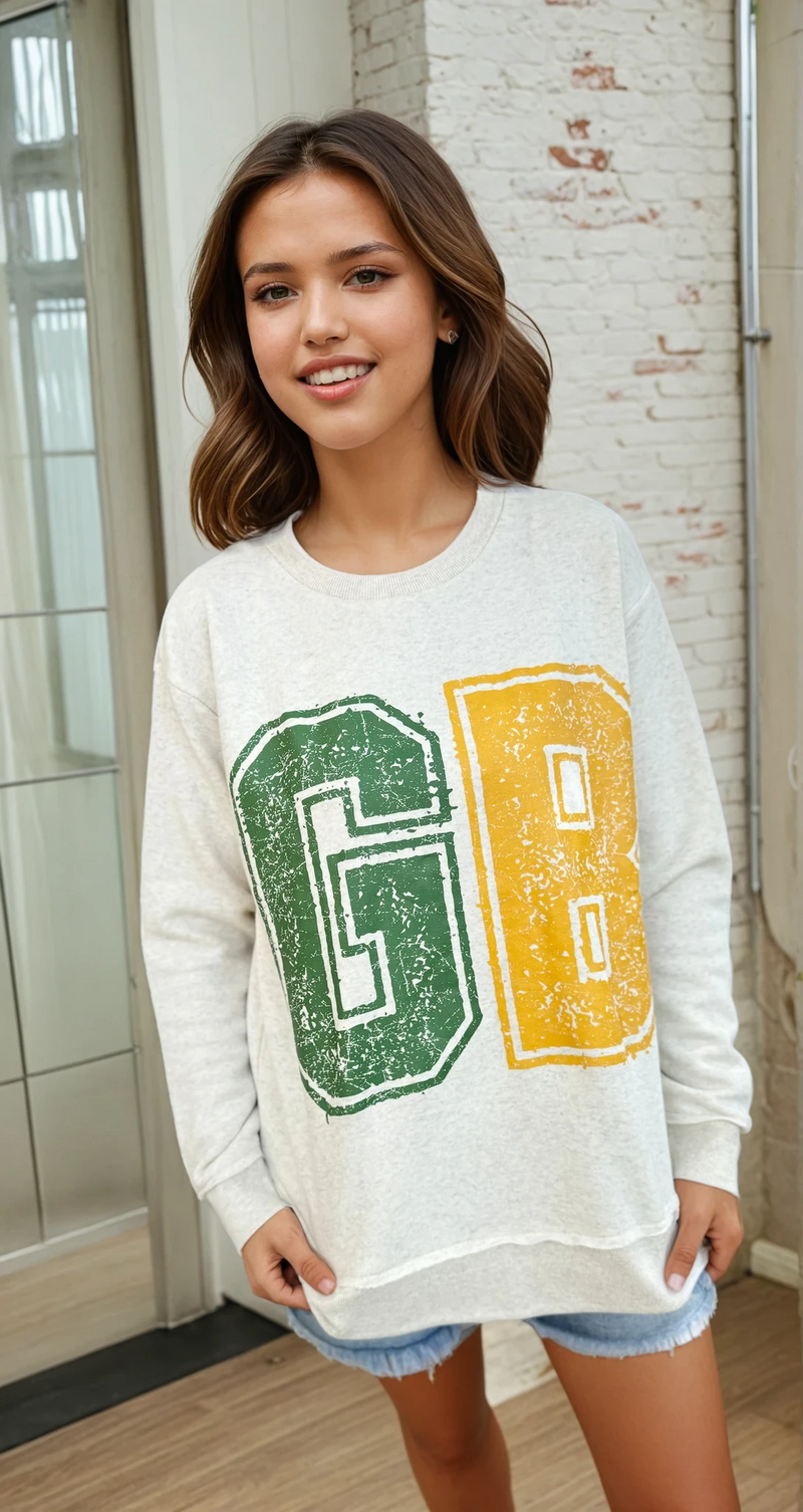 Garment Dyed Crewneck Sweatshirt - GB