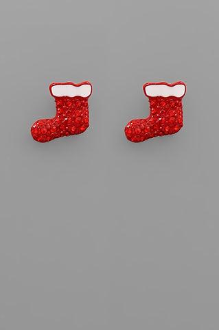 Crystal Stocking Studs