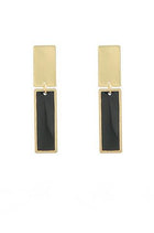 Bar Detail Dangle Earrings