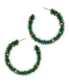 Metallic Tinsel Hoops - 3 Colors