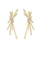 Abstract Bar Detail Earrings