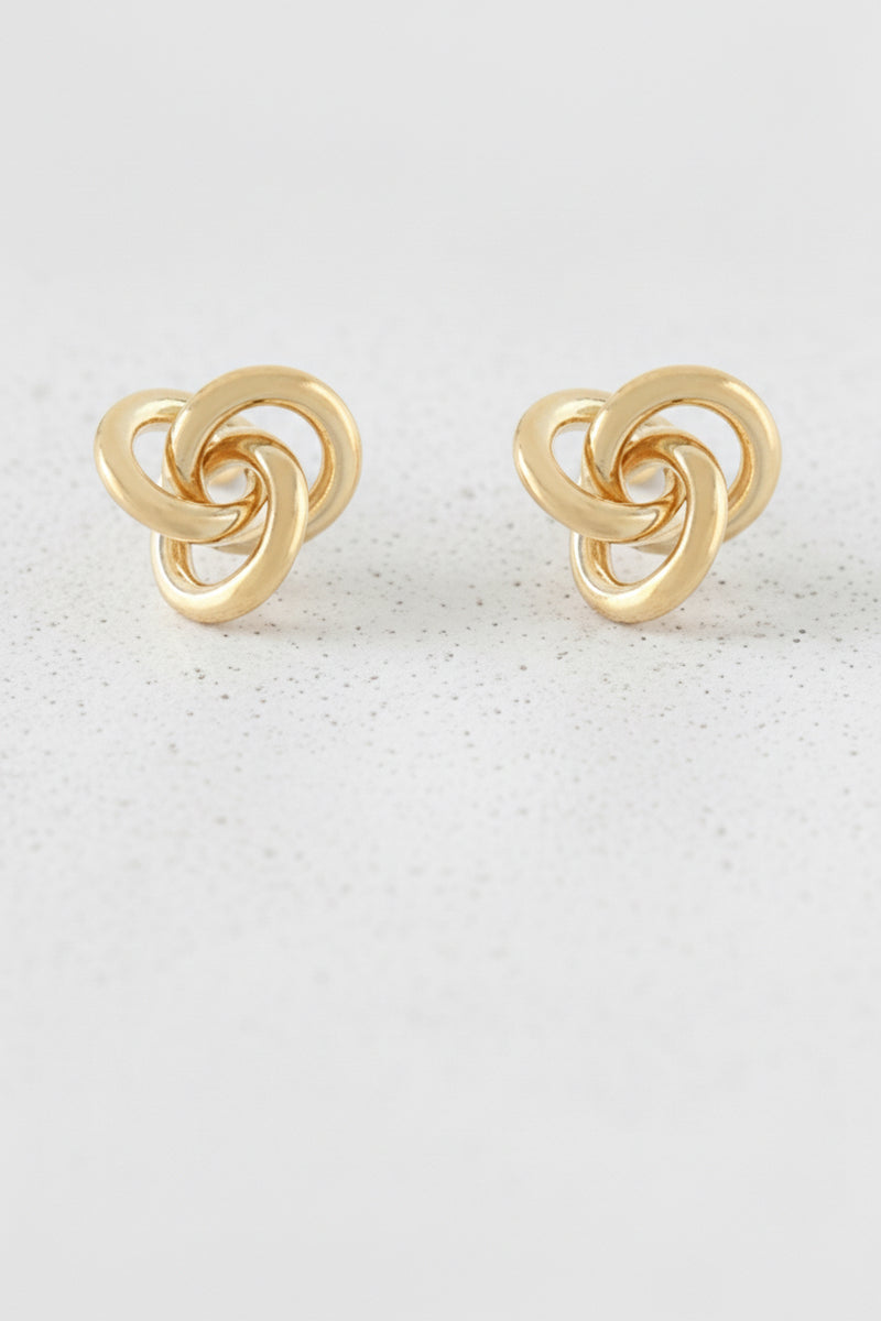 Love Knot Stud Earrings
