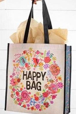 XL Happy Bag - Whimsy Floral Wreath