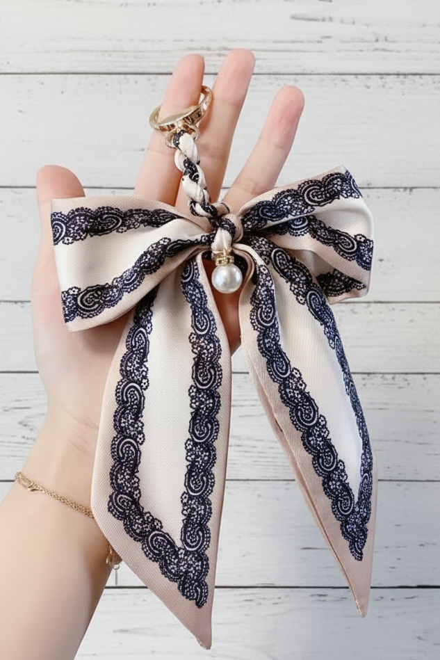 Bow Scarf Bag Charm - 5 colors