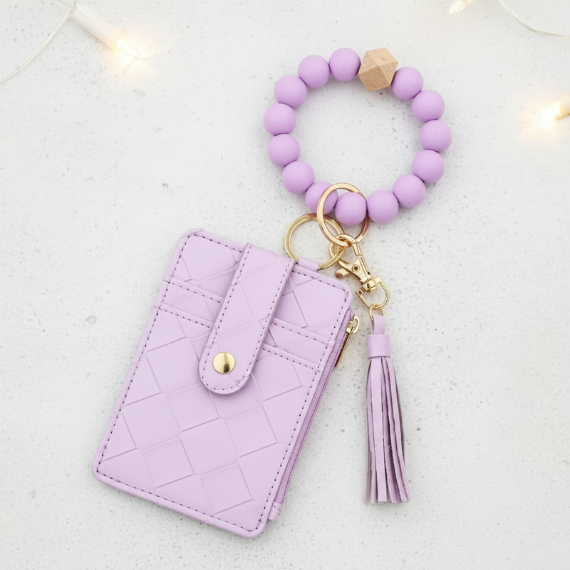 Keyring Wristlet Wallet - 6 colors